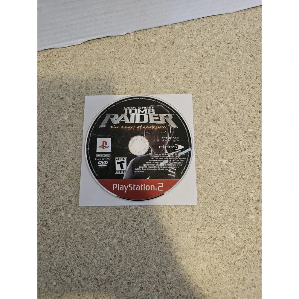 Tomb Raider The Angel Of Darkness PlayStation 2 PS2 Disc Only Tested and Working